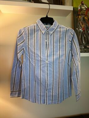 Boys Striped Button-Down Shirt